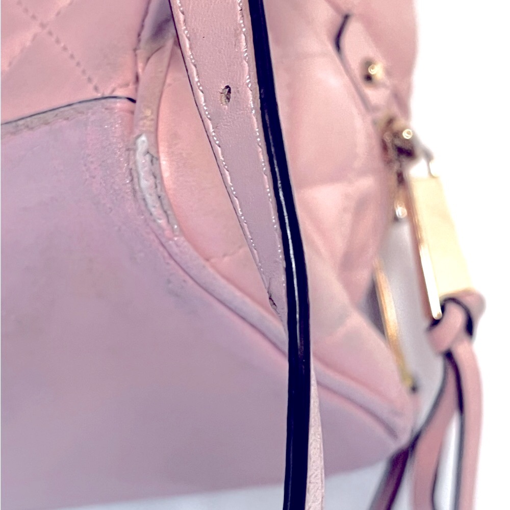 Michael Kors Rhea Pink Quilted Backpack - AS IS - Picture 6 of 14